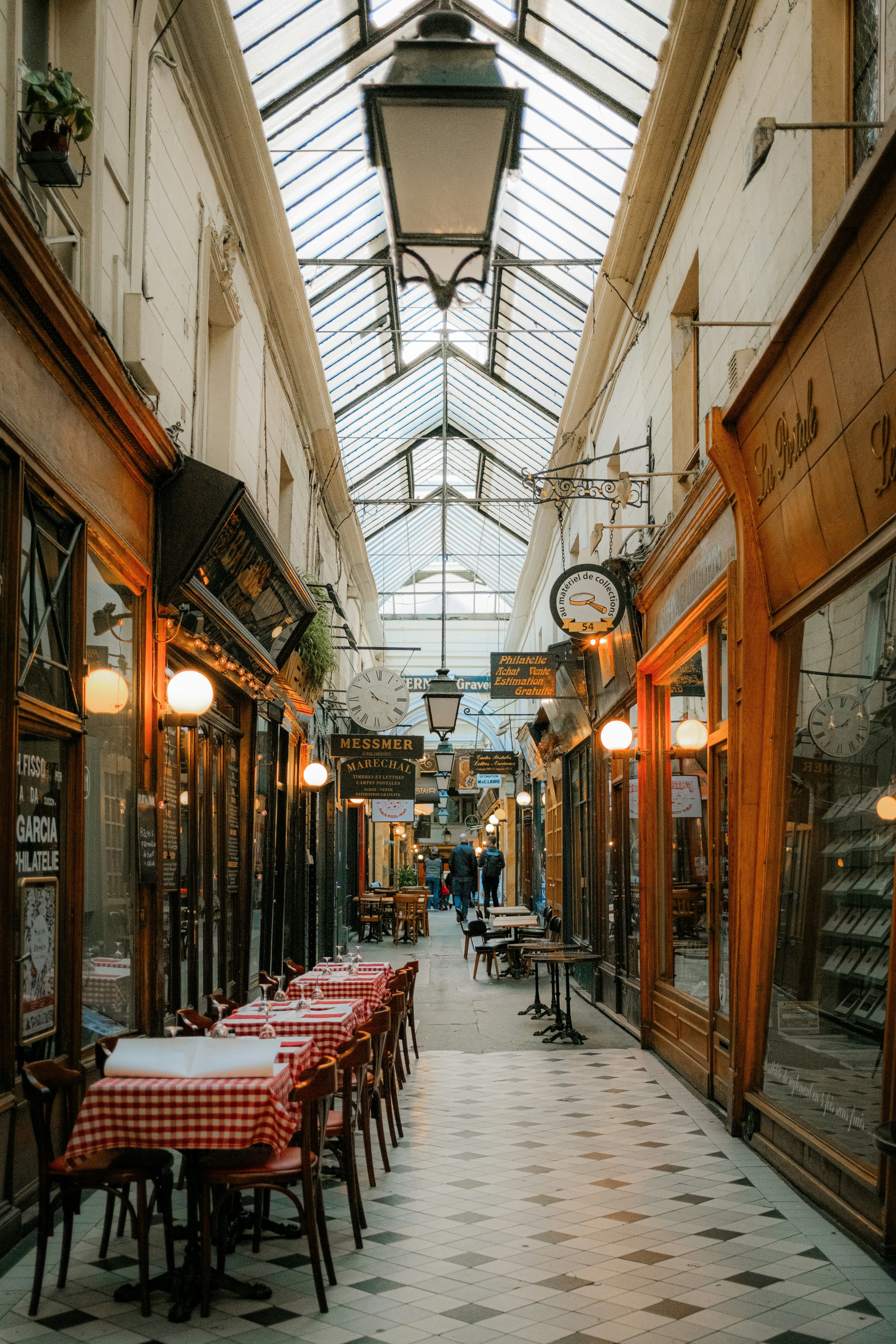 Passage des Panoramas Paris arcade