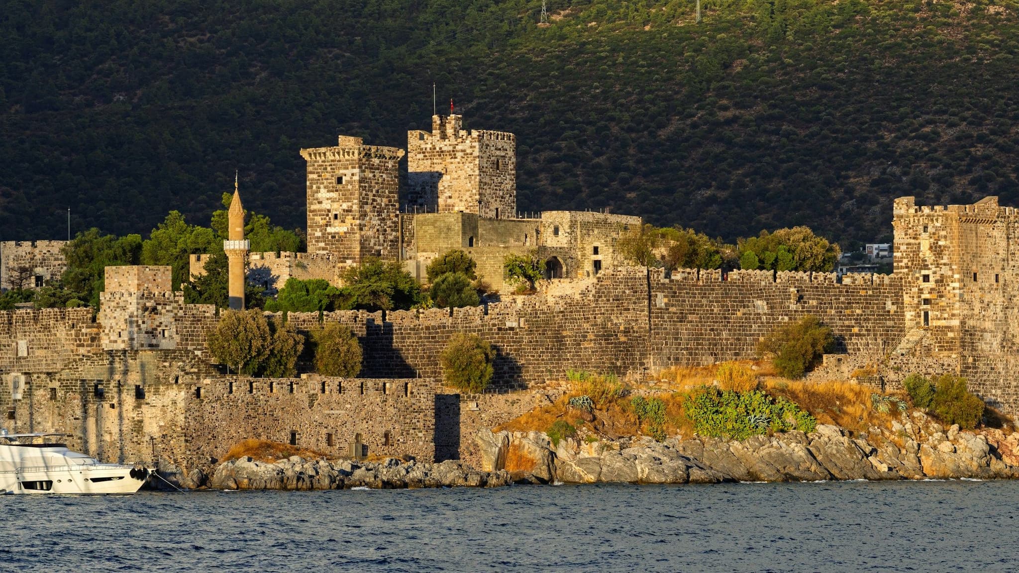 Bodrum Castle (Castle of St Peter) on the sea