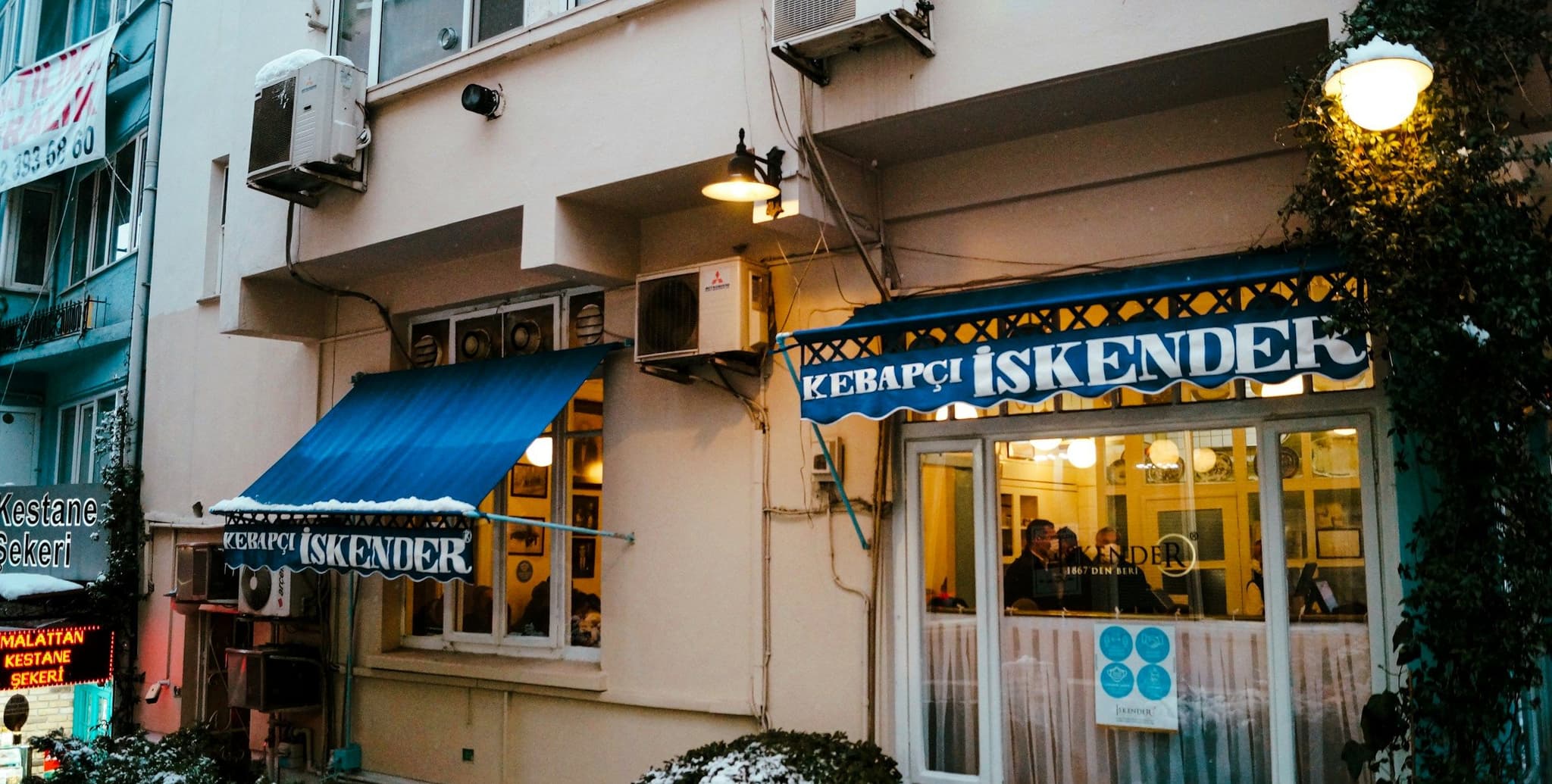 The İskender Kebapçısı restaurant in Bursa, serving since 1867