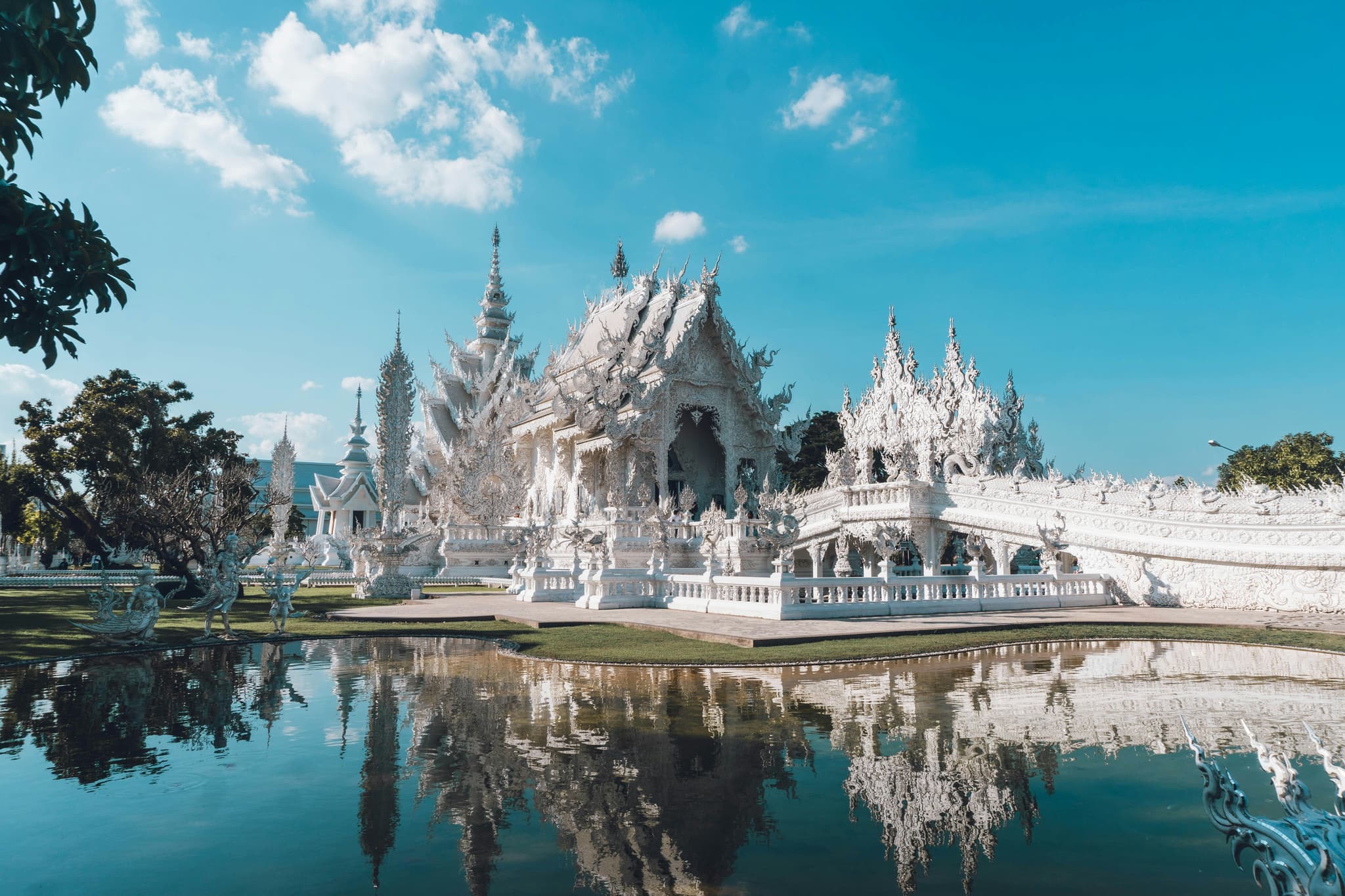 White Temple, Wat Rong Khun, in Chiang Rai