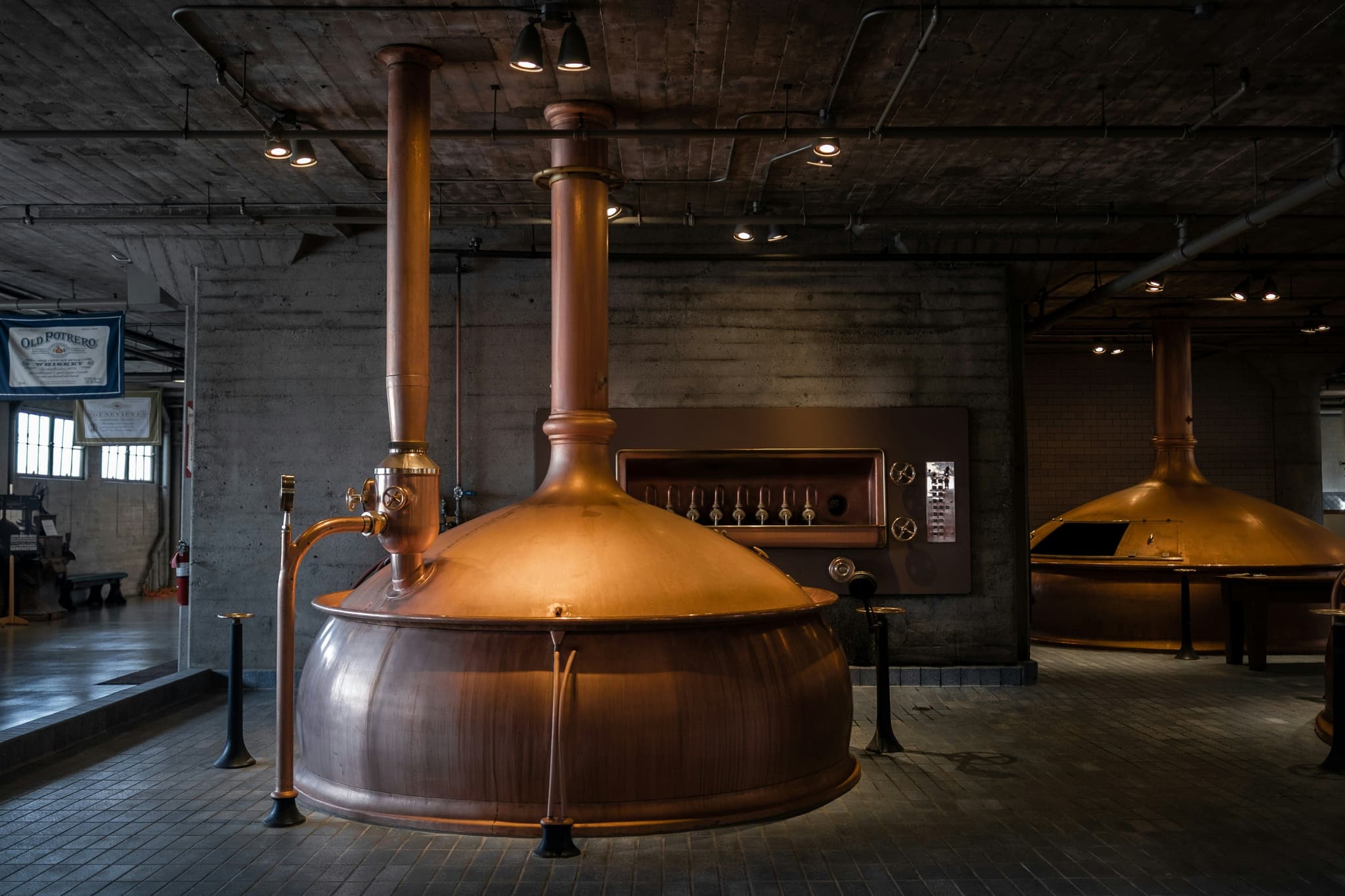Wiskey brewery dark room