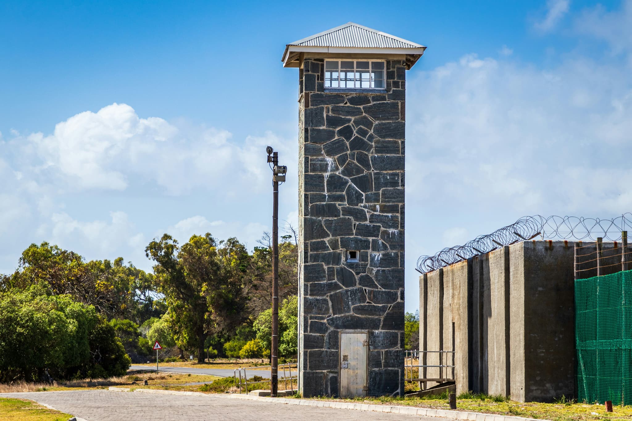 Tower with bricks of Robben Island