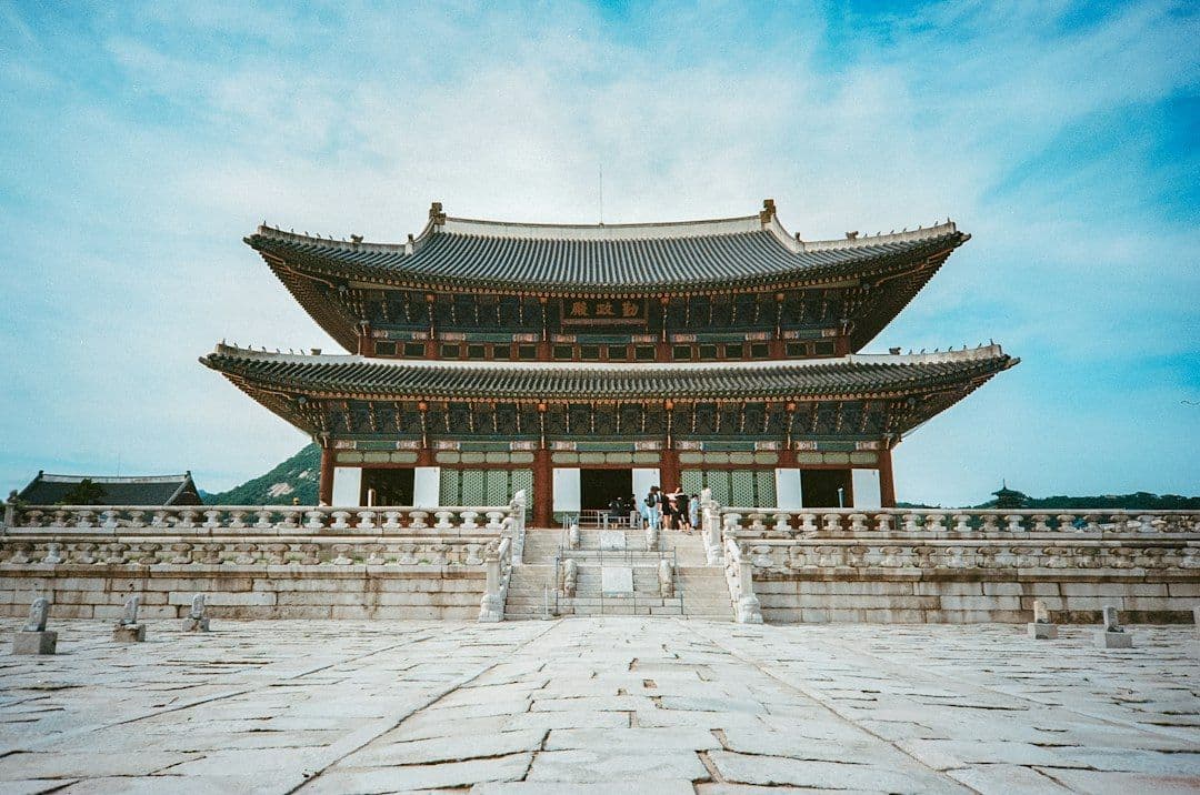 Geunjeongjeon Hall at Gyeongbokgung Palace in Seoul, South Korea.