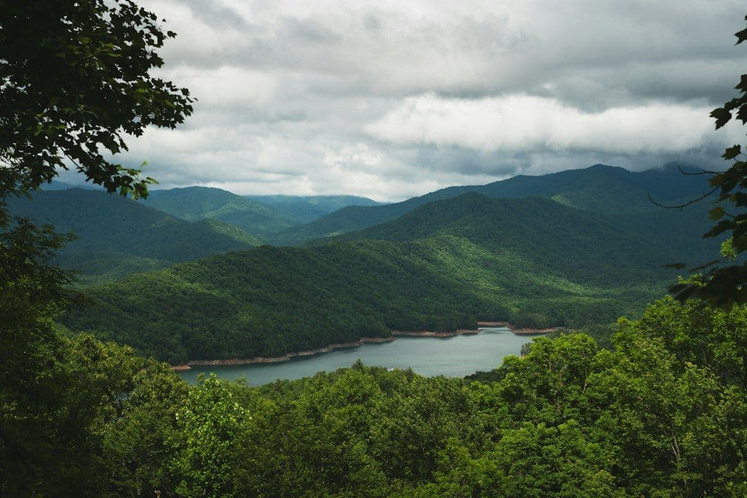 A view of the Great Smoky Mountains from Foothills Parkway, a national park outside the surcharge list.