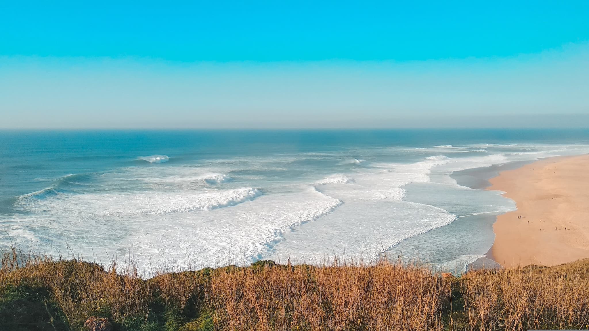 Nazaré's famous giant waves on Portugal's Silver Coast