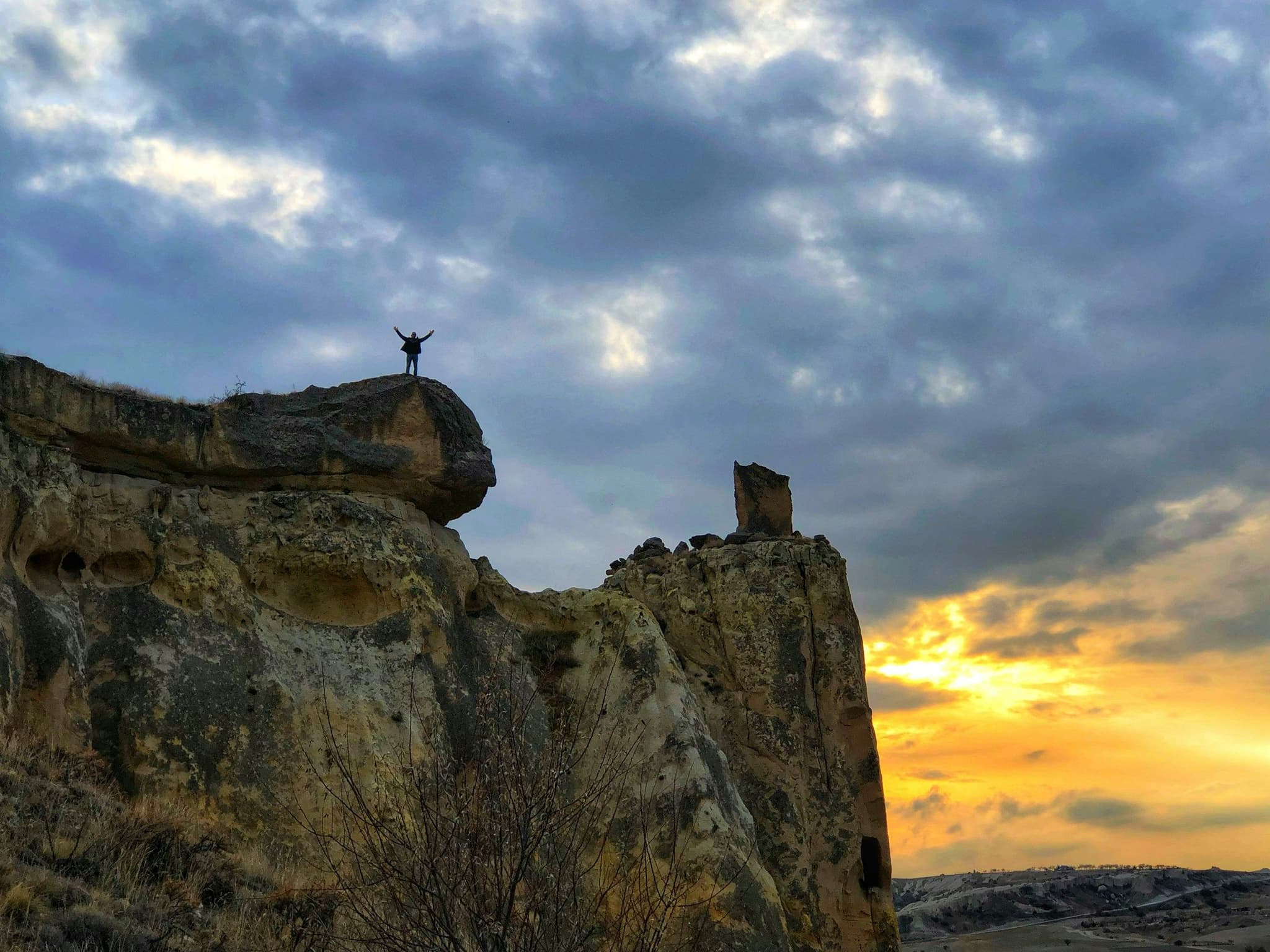 Fairy chimney rock formations in Göreme, Cappadocia