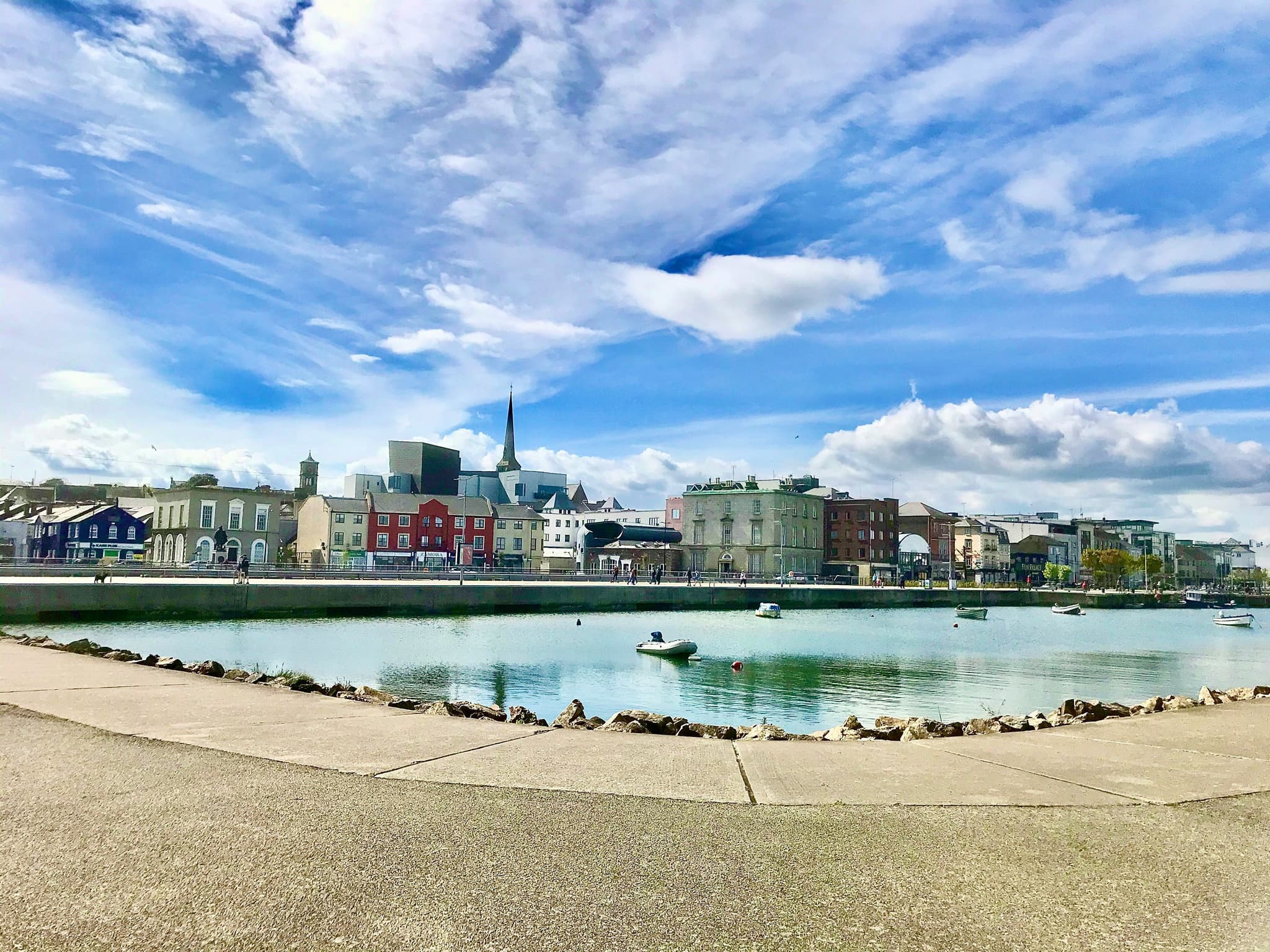 Wexford city by the water