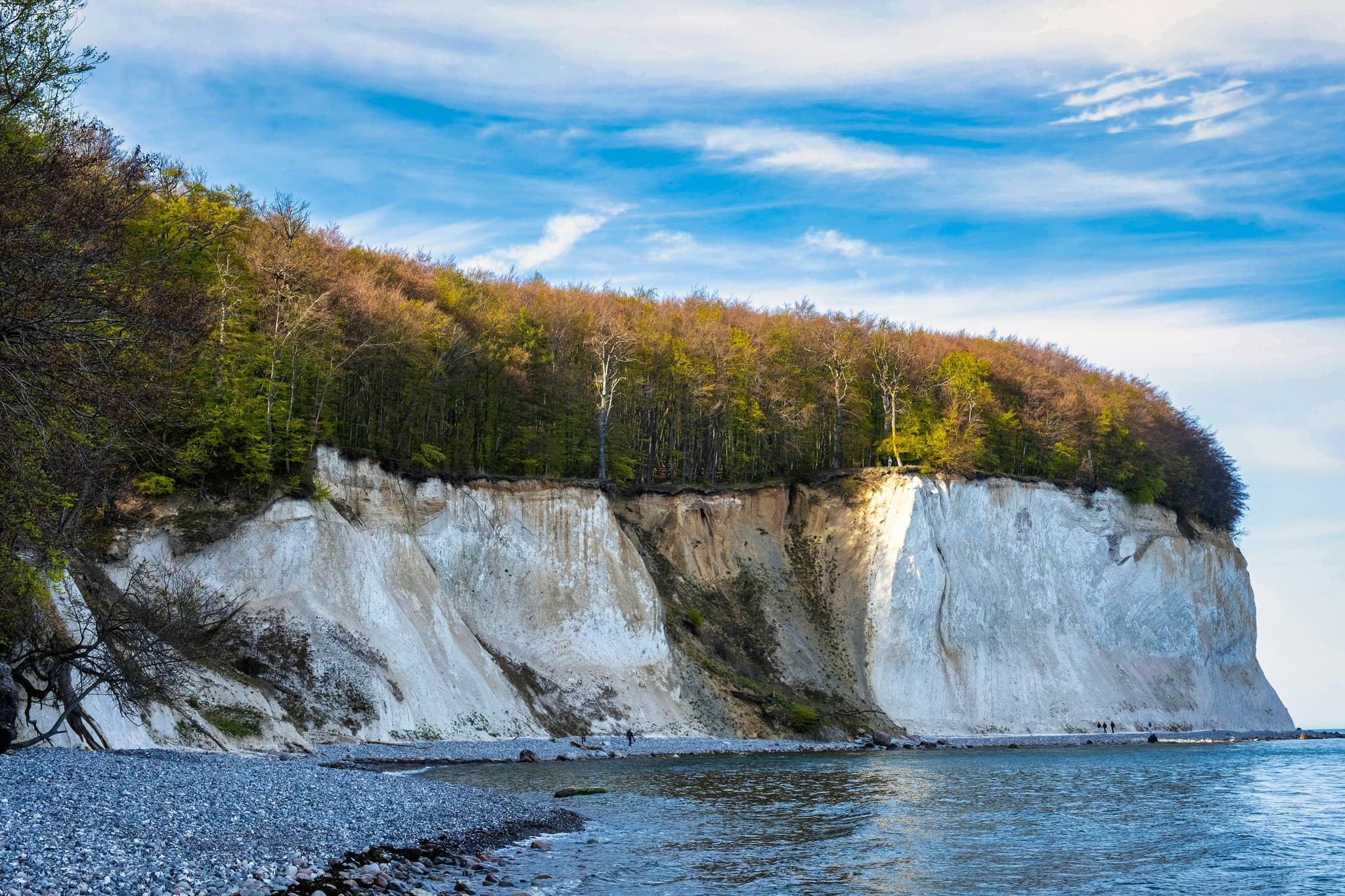 Chalk cliffs on Rügen island, Germany