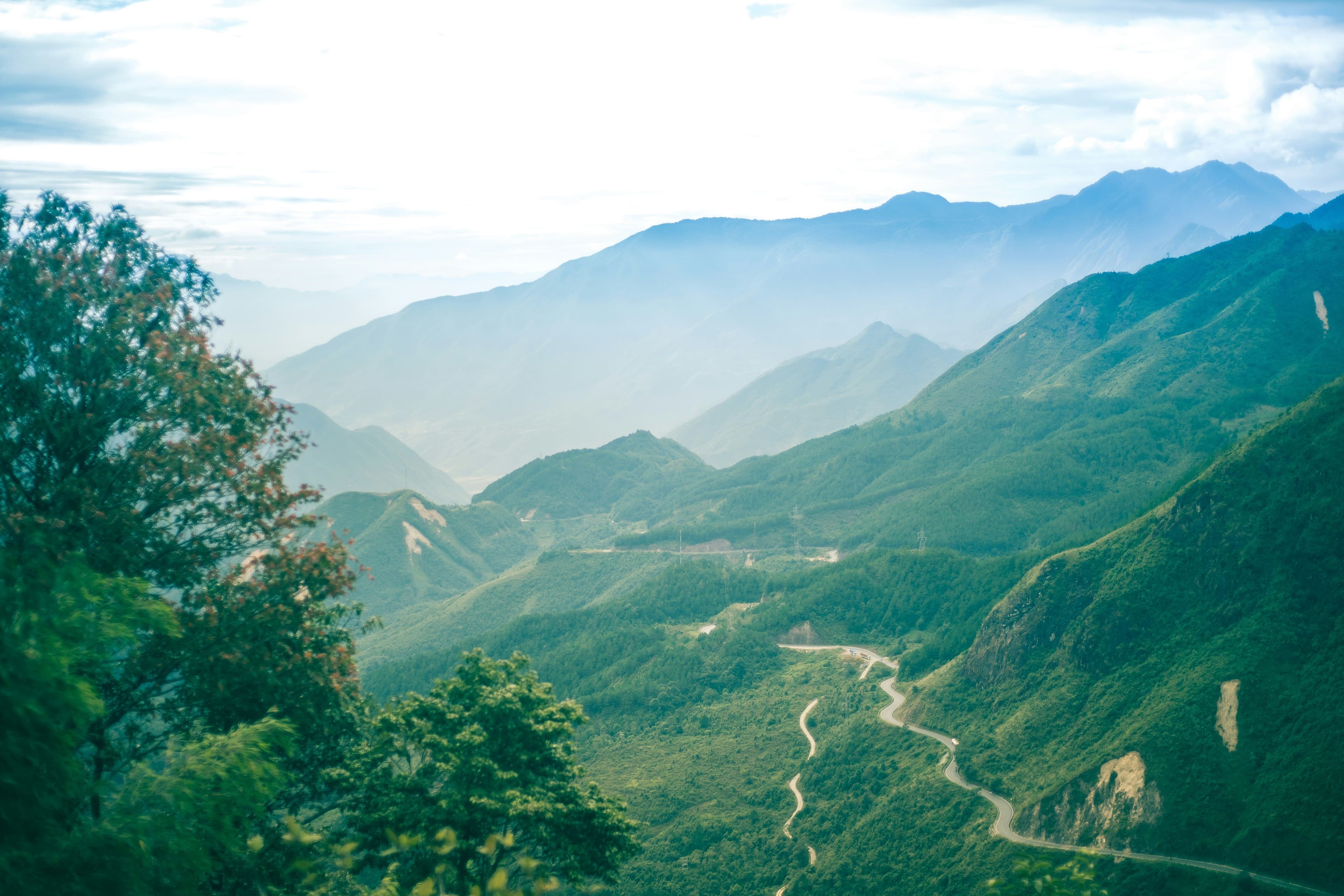 Mountain area in nothern laos