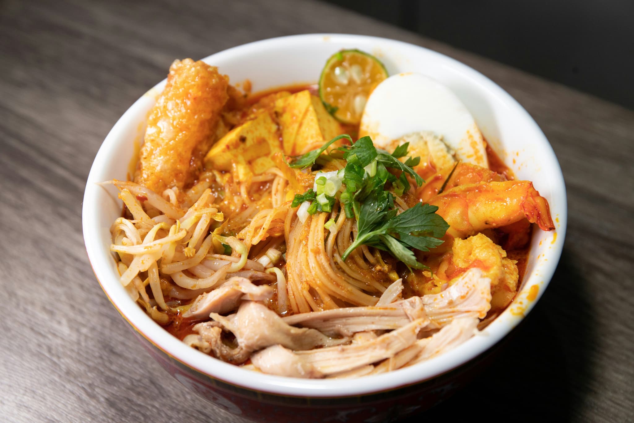 Khao Soi noodle curry in Chiang Mai