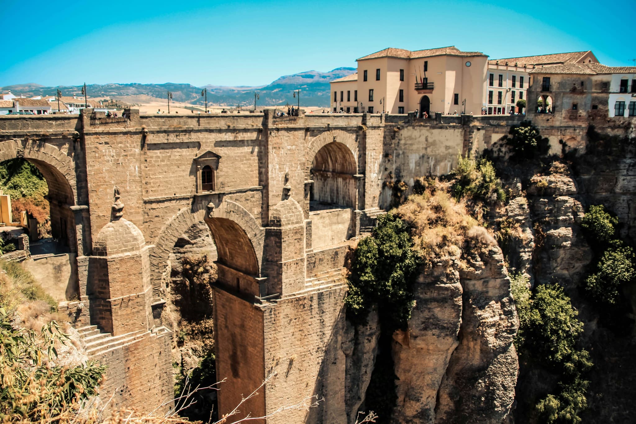 Bridge of Ronda on a sunny day