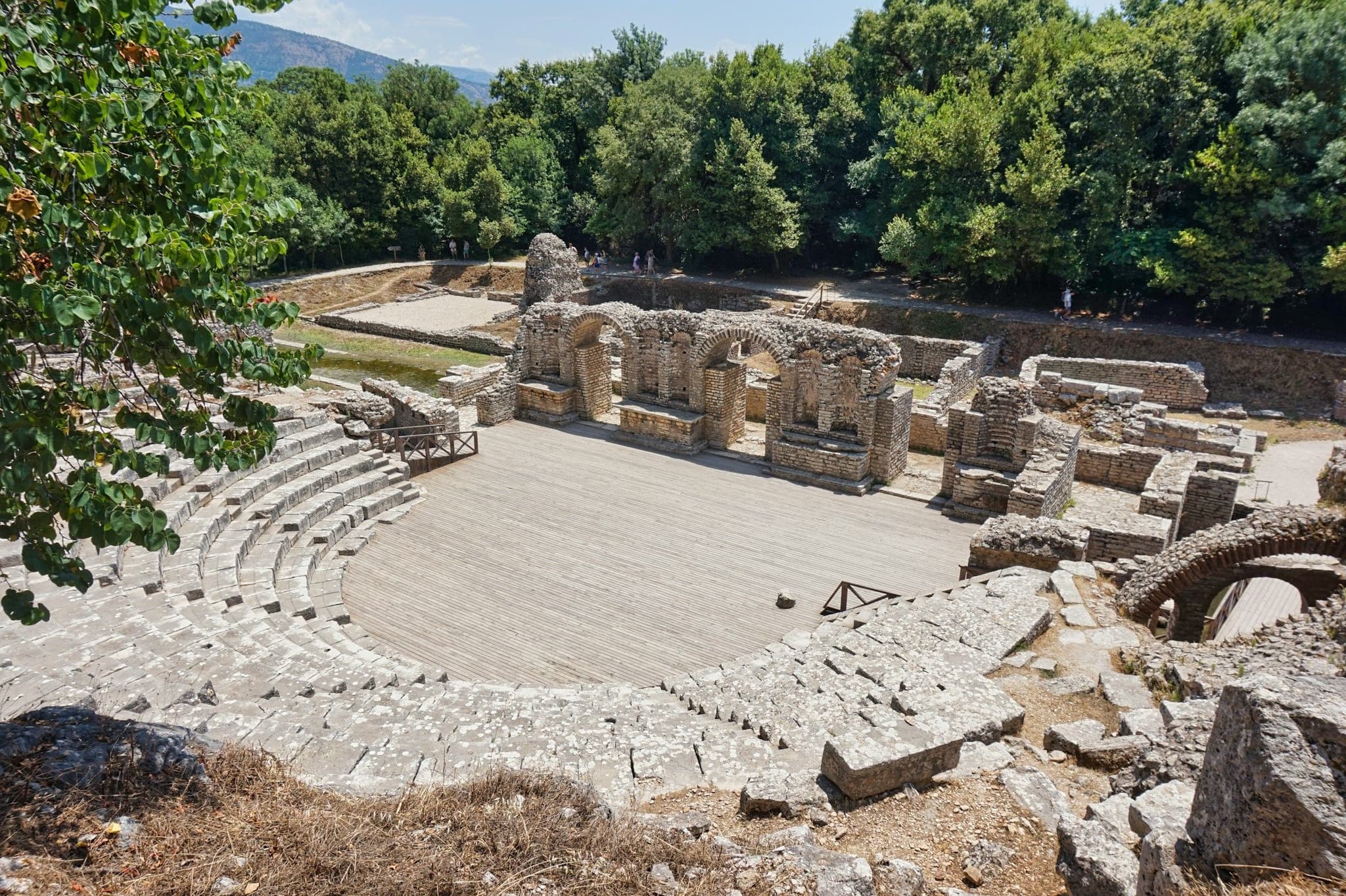 The ancient theatre at Butrint