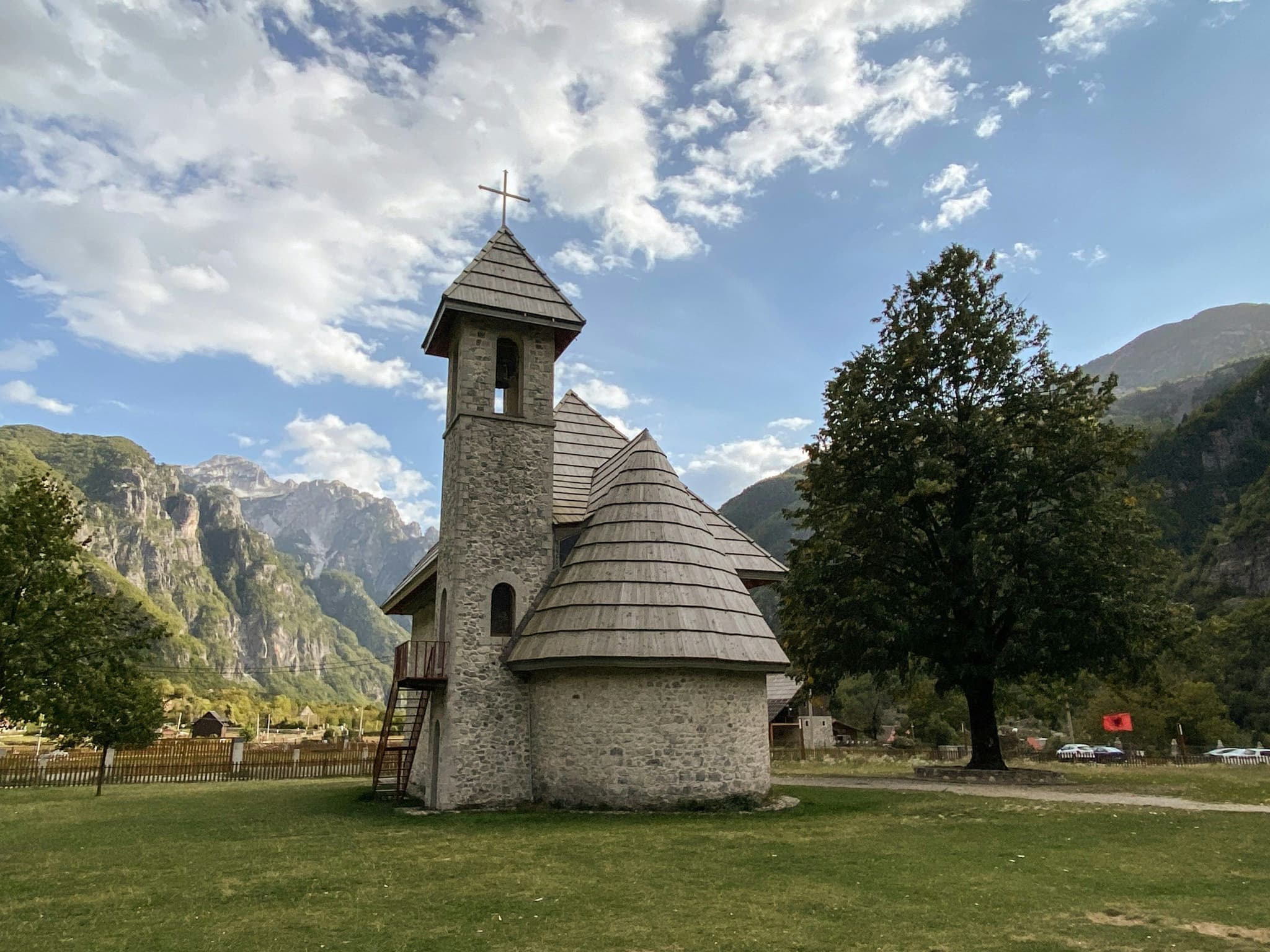 The small stone church in Theth