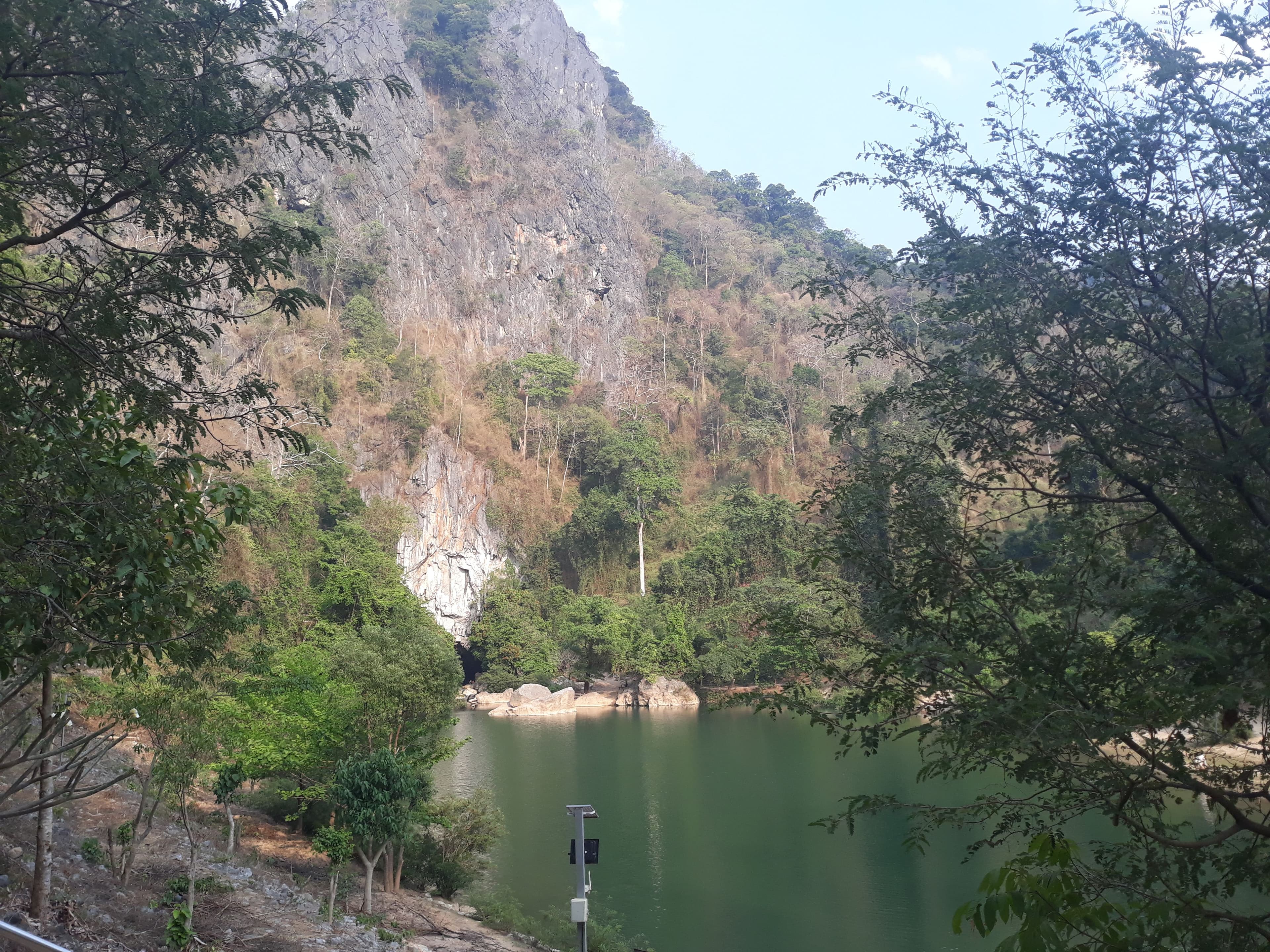Cool lake surrounded by mounatins