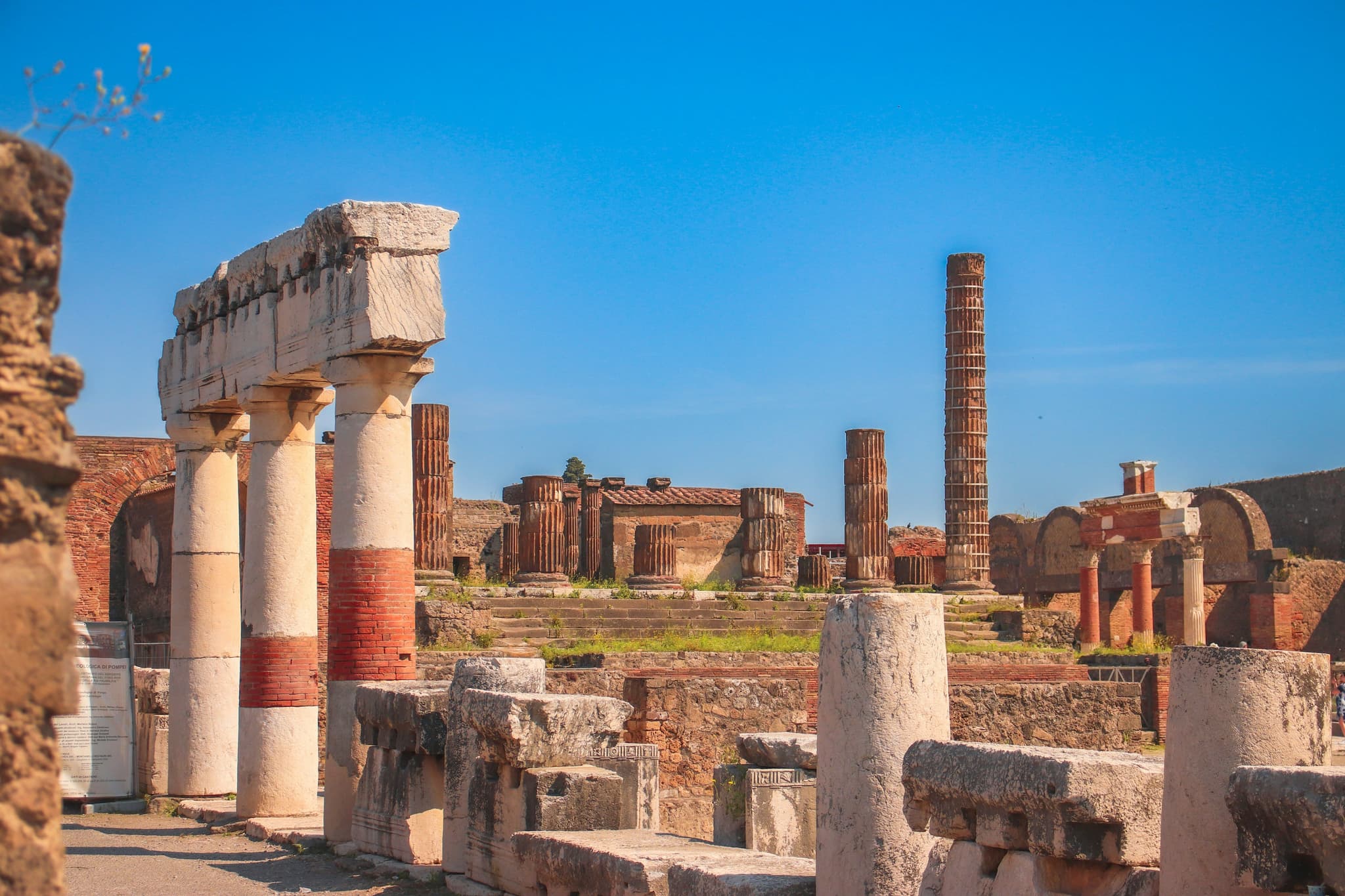 Roman Buildings in Pompeii
