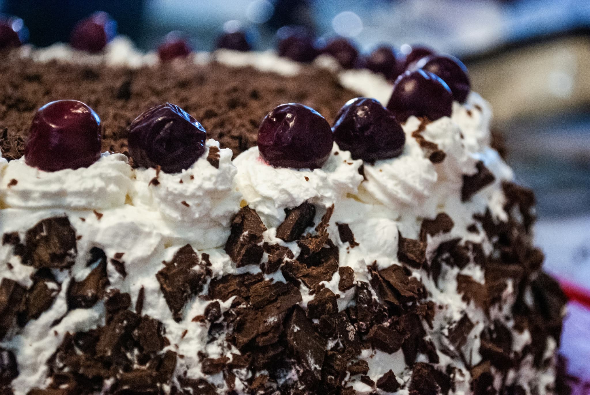 schwarzwälder Kirschtorte, or Black Forest cake