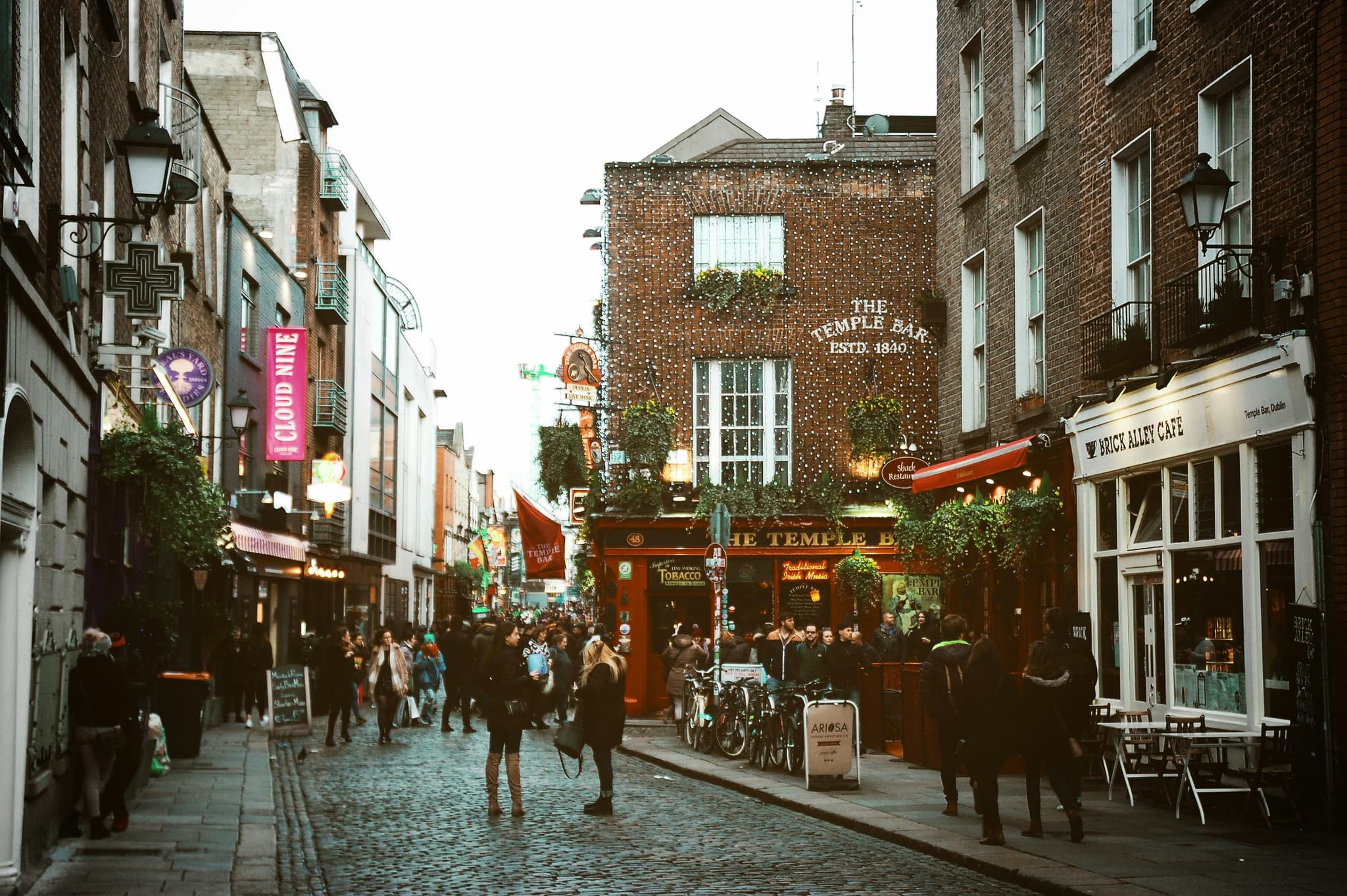 Local street in Ireland