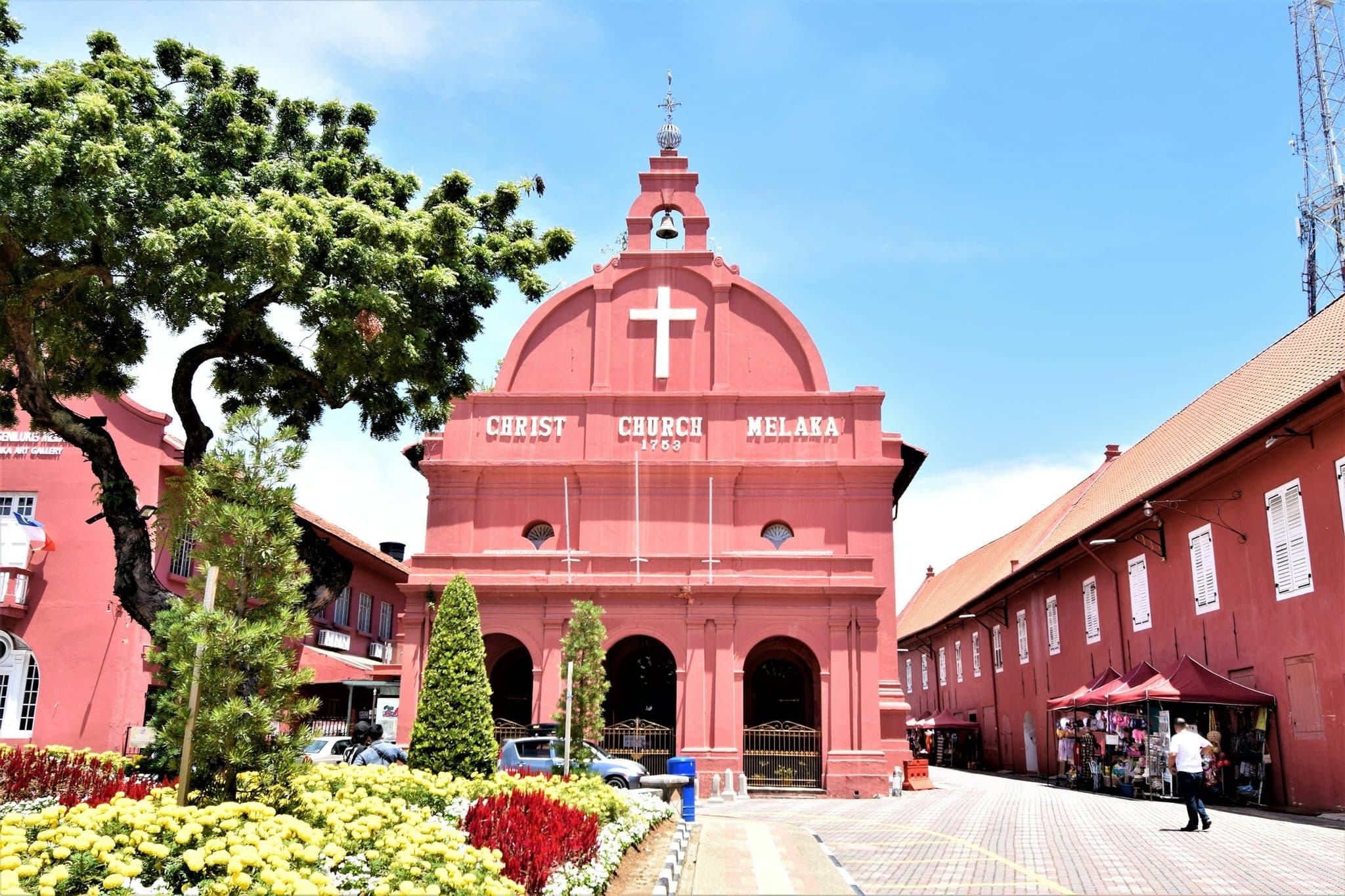Christ Church on Dutch Square in Melaka