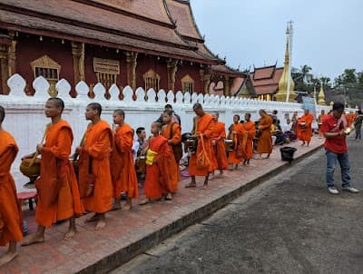 Alms Giving Ceremony in Luang Prabang